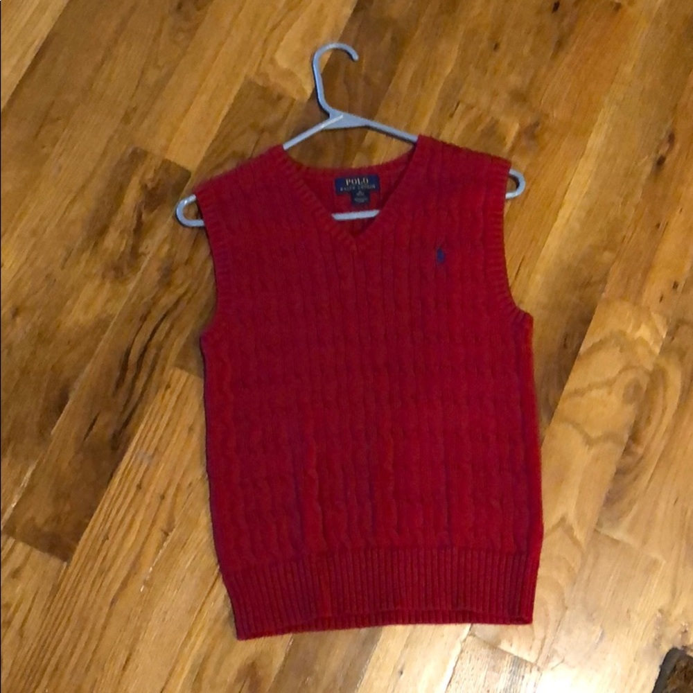 Boys Polo sweater vest.